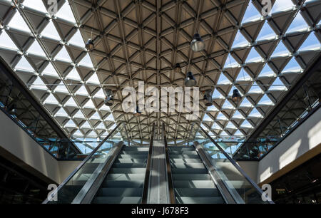 Budapest-Wal, Balna Gebäude. Moderner Architektur in Hungary.Whale (Balna) Gebäude steht für eine erfolgreiche Verschmelzung Alter und neuer Architektur Stockfoto