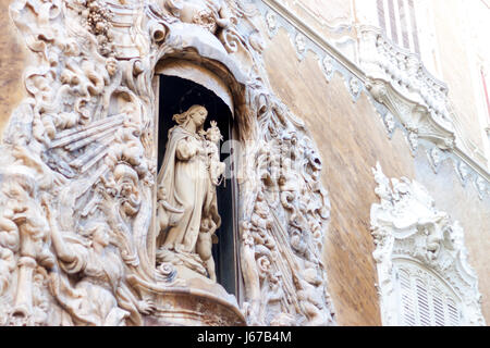 Fassade des Marquis von der Wasser-Museum. Valencia, Spanien Stockfoto