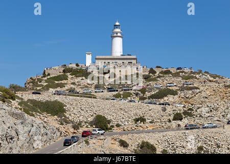 Leuchtturm auf der Halbinsel Formentor, Mallorca, Spanien Stockfoto