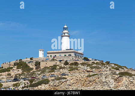 Leuchtturm auf der Halbinsel Formentor, Mallorca, Spanien Stockfoto