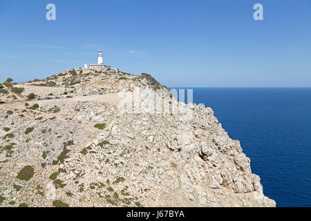Leuchtturm auf der Halbinsel Formentor, Mallorca, Spanien Stockfoto