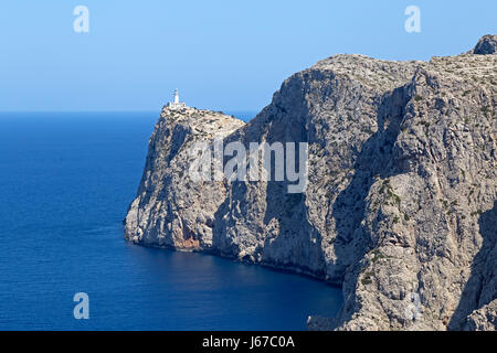 Leuchtturm auf der Halbinsel Formentor, Mallorca, Spanien Stockfoto