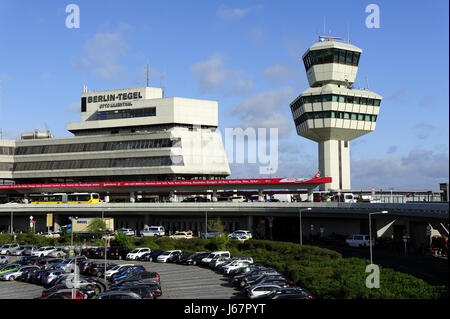 Berlin, Berlin-tegelAirport, Flughäfen, Architektur, Gegend, Bereiche, Reisen, modernes Wohnen, Foto Kazimierz Jurewicz Stockfoto