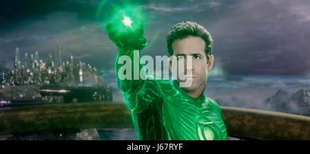 GREEN LANTERN 2011 Warner Bros Film mit Ryan Reynolds Stockfoto