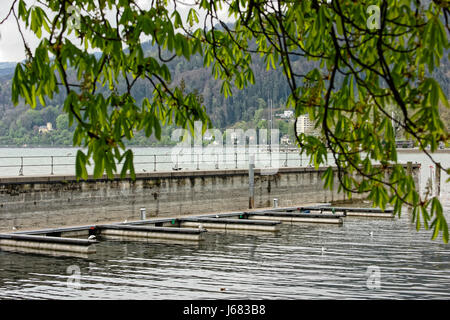 Seebühne (Amphitheater in Bregenz, Österreich) am Bodensee Stockfoto