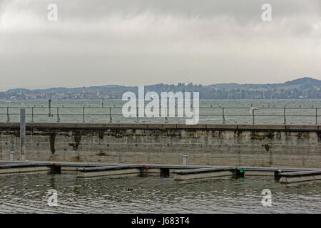 Seebühne (Amphitheater in Bregenz, Österreich) am Bodensee Stockfoto