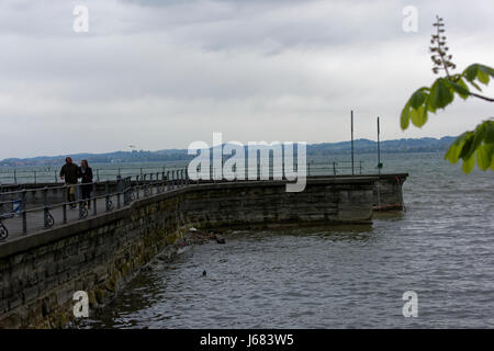 Seebühne (Amphitheater in Bregenz, Österreich) am Bodensee Stockfoto