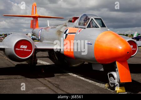 Martin Baker Gloster Meteor T7 Stockfoto