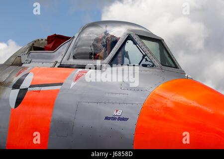 Martin Baker Gloster Meteor T7 Stockfoto