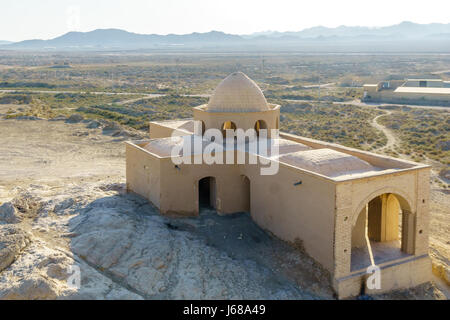 Am Tempel von Vazaneh in Iran in Isfahan Provinz anzeigen Stockfoto