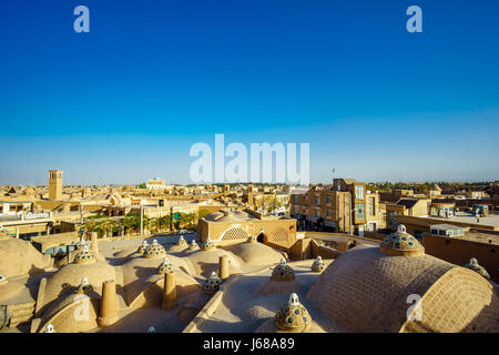 Blick über die Dächer von Kashan im Iran Stockfoto