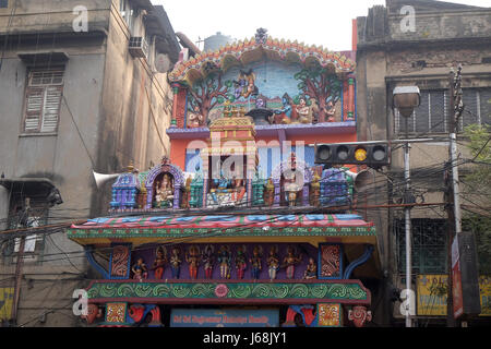 Sri Sri Nagreswar Mahadev Mandir hinduistischer Tempel, 35, Strand Rd, Fairley Ort B B D Bagh in Kolkata, Indien am 10. Februar Stockfoto