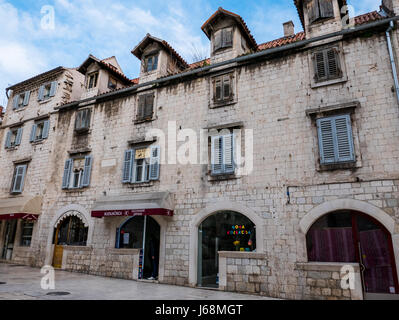 Split, Kroatien - Split 26. März 2016 - Altstadt, Kroatien. Stockfoto