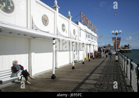 Brighton, UK. 19. Mai 2017. Ein Blick auf den Pier am 2. Tag des 2017 große Escape Festival, ein Musik-Industrie-Schaufenster für neue Talente in Brighton, UK statt. Foto: Freitag, 19. Mai 2017. Bildnachweis sollte lauten: Roger Garfield/Alamy Live News Stockfoto