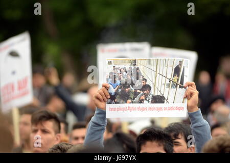 Wien, Österreich.  Samstag, 20. Mai 2017. Zahlreiche afghanische Verbände, nicht-Regierungs-Organisationen und politischen Organisationen protestieren gegen Abschiebungen nach Afghanistan am Samstag. Franz Perc / Alamy Live News. Stockfoto