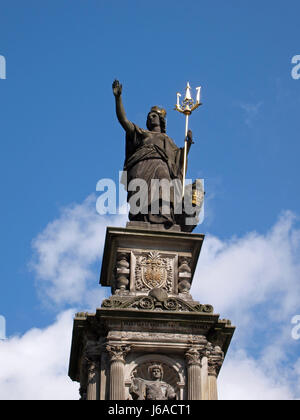 Hamburg-Metropole Hamburg quadratische Brunnen Norddeutschland Hansa hansaplatz Stockfoto