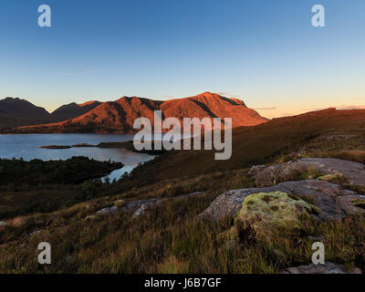 Gipfelns, Torridon Stockfoto