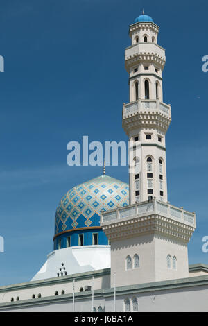 Bandar-Moschee, eine der wichtigsten Moscheen in Kota Kinabalu, Malaysia Borneo Stockfoto