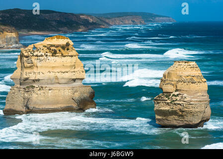 Die zwölf Apostel aus der Great Ocean Road, Australien. Stockfoto