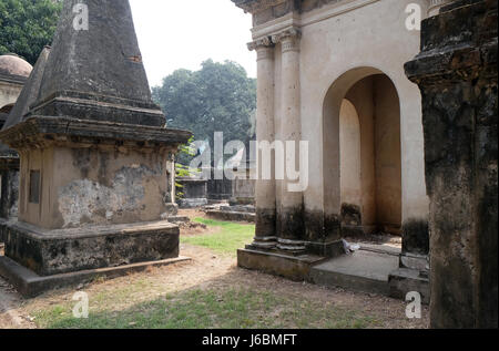 Kolkata Park Street Cemetery, 1767, am 8. Februar 2016 in Kolkata, Indien eröffnet. Stockfoto