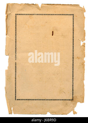 Papierstücke Stockfoto