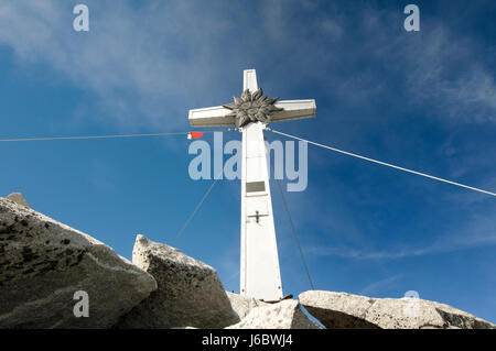 Berge überqueren Natur Berge Urlaub Ferien Urlaub Ferien wandern gehen Stockfoto