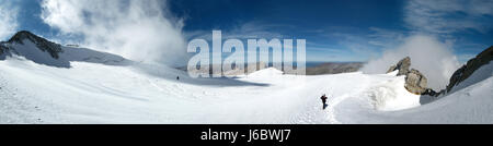 Mountainbike-tour Stockfoto