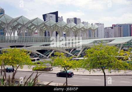 Portugal, Lissabon Oriente Bahnhof, Verkehrsknotenpunkt Stockfoto