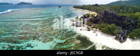 La Digue Island, Seychellen Stockfoto