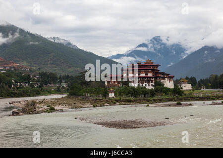 Punakha Dzong Bhutan Stockfoto