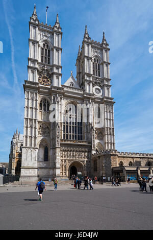 Die Kathedrale von Westminster Abbey in London, England Vereinigtes Königreich Großbritannien Stockfoto