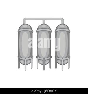 Wasseraufbereitung für Bier-Produktion-Symbol Stock Vektor