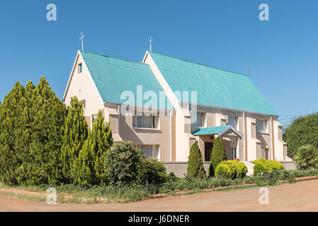 PHILIPPOLIS, Südafrika - 21. März 2017: eine historische Gebäude in Philippolis, die älteste Stadt in der Provinz Free State Stockfoto