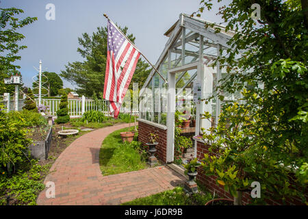 Die Goodwin Mansion at Strawbery Banke in Portsmouth, New Hampshire Stockfoto