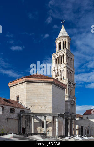 St. Domnius Cathedral am Morgen, Split, Kroatien Stockfoto