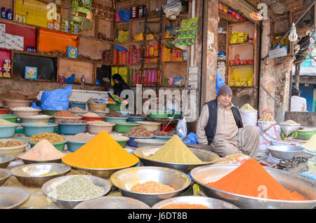 Der berühmte Food Street, Lahore, Punjab, Pakistan Stockfoto