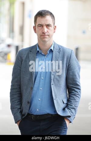 Brendan Cox, Witwer von MP Jo Cox, der in ihrem Wahlkreis Batley und Spen ermordet wurde, kommt bei BBC Broadcasting House in London in der Andrew Marr Show angezeigt werden. Stockfoto