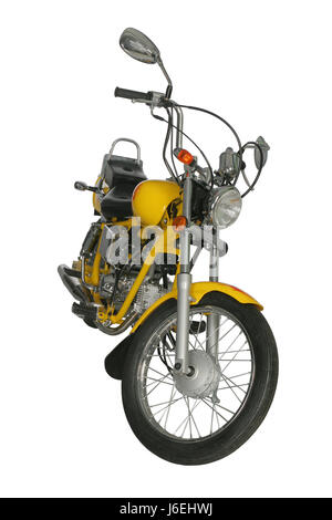 Motorrad Motorrad Transport Transportgeschwindigkeit isoliert Motorrad Stockfoto
