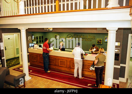 Sevierville Tennessee, Smoky Mountains, Clarion Inn, Willow River Water, Erwachsene Erwachsene Frauen Frauen weibliche Dame, Mann Männer männlich, Frau Frauen weibliche Dame, Hotel h Stockfoto