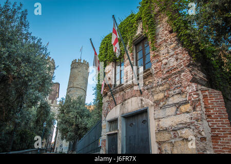 Colombus Haus in Genua Italien Stockfoto