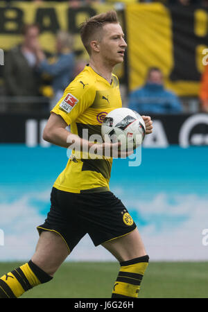 Dortmund, Deutschland. 20. Mai 2017. Dortmunder Marco Reus in der deutschen Bundesliga-Fußballspiel zwischen Borussia Dortmund und Werder Bremen in der Signal Iduna Park in Dortmund, Deutschland, 20. Mai 2017 gesehen. Foto: Bernd Thissen/Dpa/Alamy Live News Stockfoto