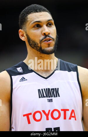 Kanagawa, Japan. 20. Mai 2017. Jeff Ayres23 (ALVARK) Basketball: B.LEAGUE Meisterschaft 2016 / 17 Halbfinale Spiel 2 zwischen Kawasaki Brave donnert 77-78 Alvark Tokio im Todoroki Arena in Kanagawa, Japan. Bildnachweis: Naoki Nishimura/AFLO SPORT/Alamy Live-Nachrichten Stockfoto