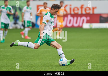 St. Gallen, Schweiz. 21. Mai 2017. Silvan Hefti während der Raiffeisen Super League Spiel FC St. Gallen vs. Grasshopper Club Zürich. © Rolf Simeon/bildgebend.ch/Alamy Live-Nachrichten Stockfoto