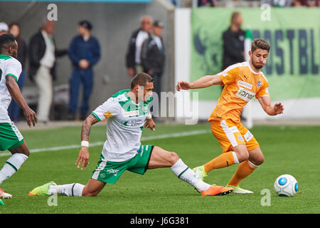 St. Gallen, Schweiz. 21. Mai 2017. Sejad Salihovic während der Raiffeisen Super League Spiel FC St. Gallen vs. Grasshopper Club Zürich. © Rolf Simeon/bildgebend.ch/Alamy Live-Nachrichten Stockfoto