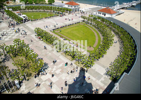 Sopot, Polen. 21. Mai 2017. Berühmte Holzmole in Sopot, Polen 21. Mai 2017 © Wojciech Strozyk / Alamy Live News Stockfoto