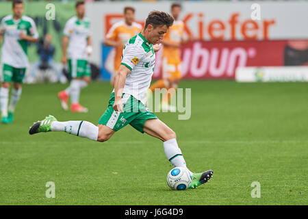 St. Gallen, Schweiz. 21. Mai 2017. Silvan Hefti während der Raiffeisen Super League Spiel FC St. Gallen vs. Grasshopper Club Zürich. Foto: Cronos/Rolf Simeon Stockfoto