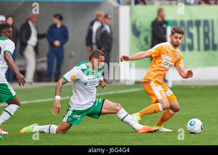 St. Gallen, Schweiz. 21. Mai 2017. Sejad Salihovic während der Raiffeisen Super League Spiel FC St. Gallen vs. Grasshopper Club Zürich. Foto: Cronos/Rolf Simeon Stockfoto