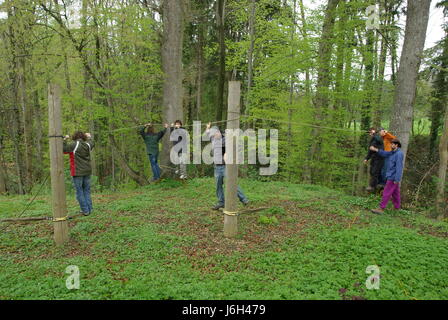 Problemlösungs-Aufgabe Mohawk walk Stockfoto