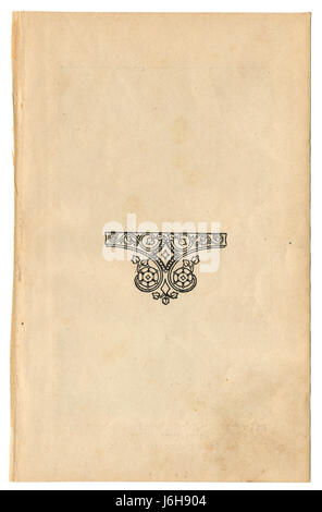 Blume Blumen Pflanze Ornament Ranken Jugendstil Rand Hintergrund Hintergrund Stockfoto