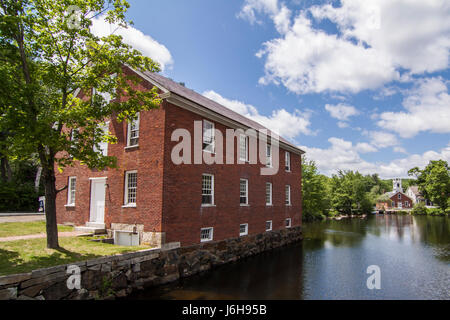 Harrisville Teich in Harrisville, New Hampshire Stockfoto